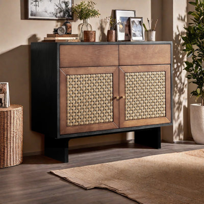 Modern Solid Wood Storage Cabinet