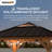 Sunjoy 9 ft.  x 9 ft. Cedar Framed Hardtop Gazebo with Brown Steel & Polycarbonate Pyramid Hip Roof
