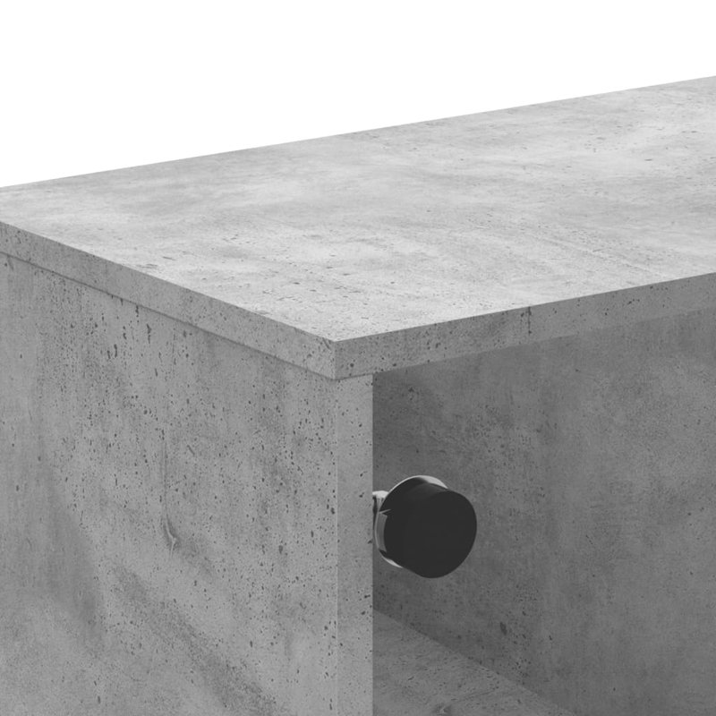 Aanuoluwa Coffee Table with Storage, Concrete Grey