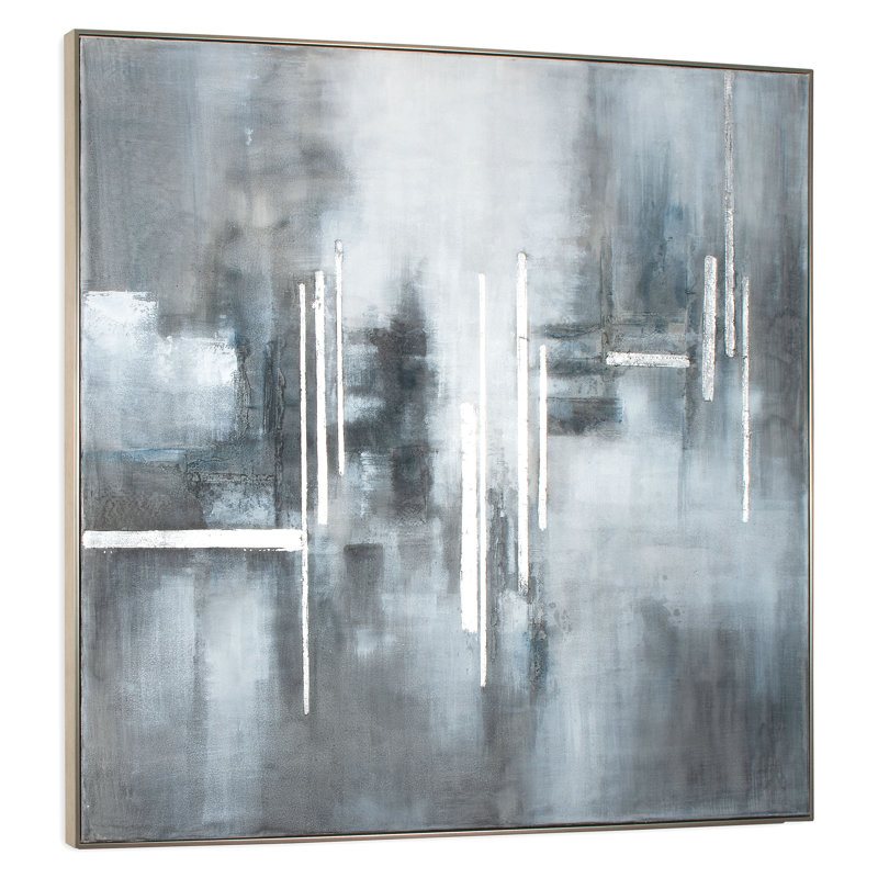 «Royal Skies» - Cadre flottant, reproduction d'art sur toile