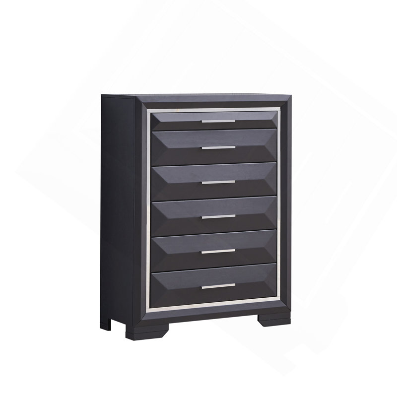 Coffre de rangement G01600-CH, noir