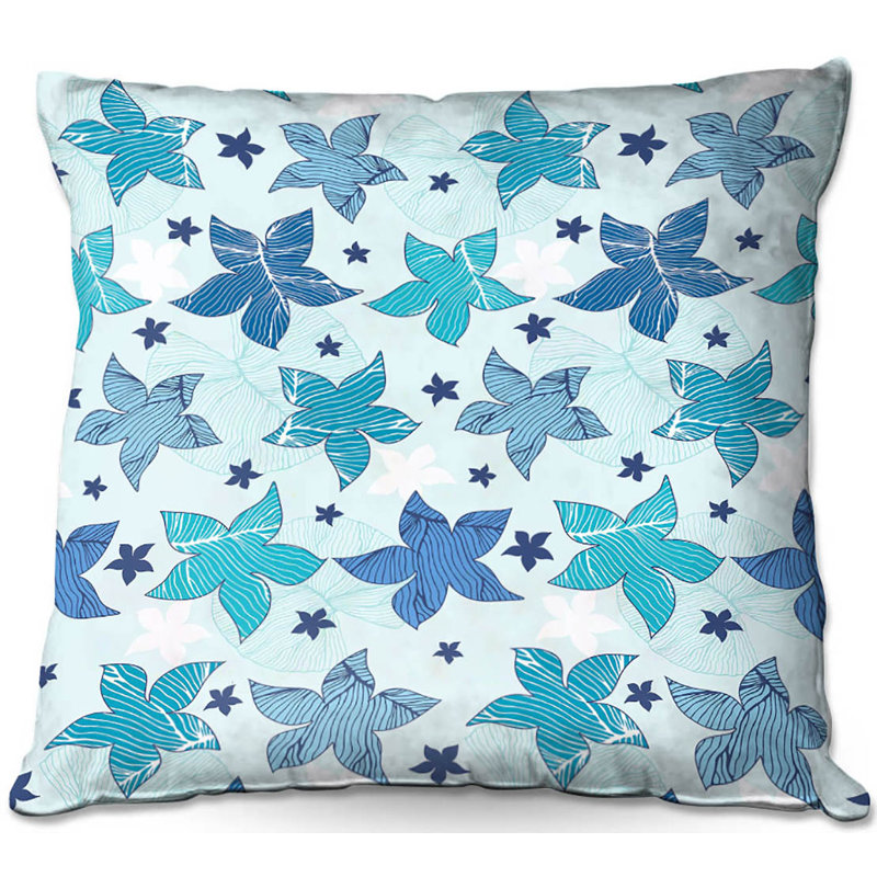  Coussin Couch, 16 po x 1 po, Bleu