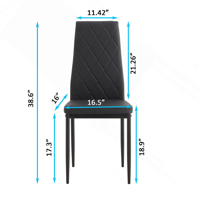 Ensemble de 6 chaises de salle à manger