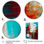 «Rhythmic Abstract Teal Awakening I», reproduction d'art sur toile-2011173581-2011173582