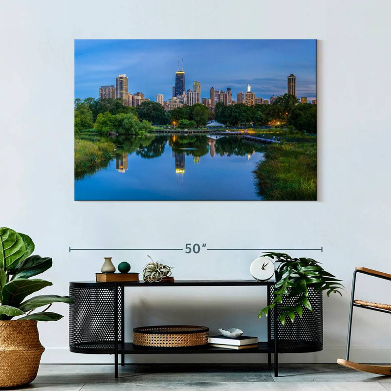 Sirci Chicago depuis Lincoln Park, H 32 po x l 48 po