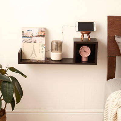 Solid Wood Floating Wall Shelf