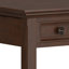 Amherst 54"W Solid Wood Transitional Writing Desk with 2 Drawers and Flip-Down Keyboard Tray-1029357457