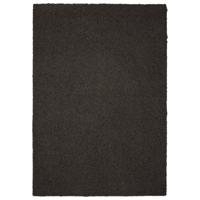 Tapis touffeté chocolat