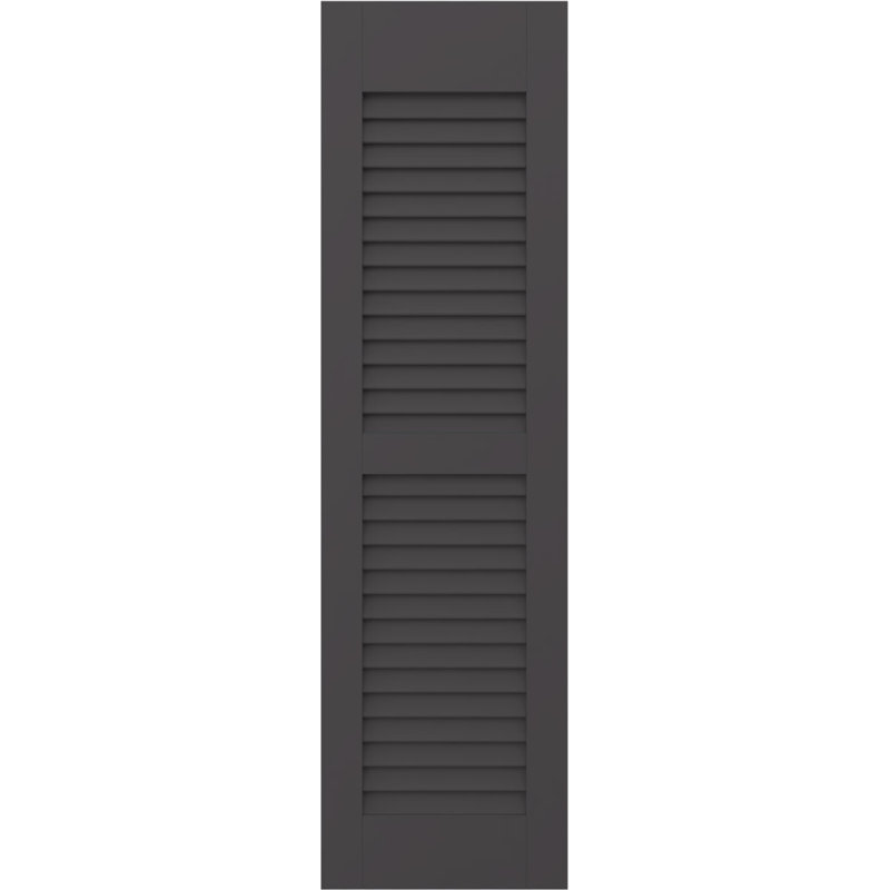 Deux volets à persiennes égales Americraft (par paire), Vin rouge, 15", 51"