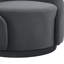 Fauteuil demi-tonneau pivotant rembourré Aunna-1337935450