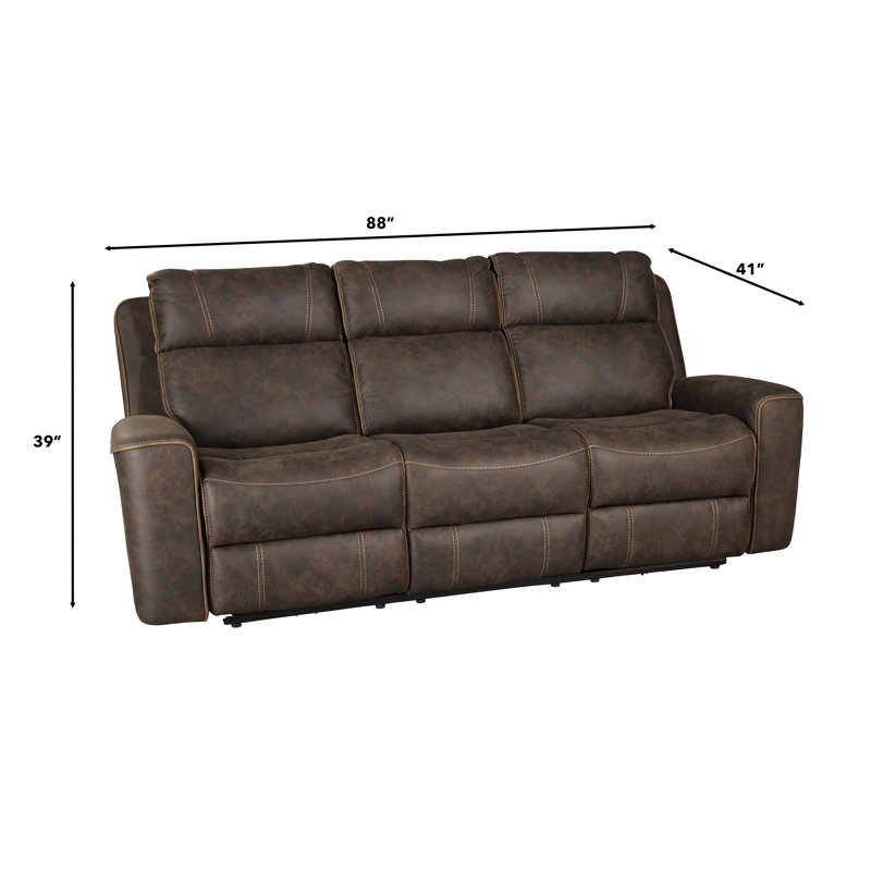 Boletice Chocolate Manual 2 Piece Reclining Set