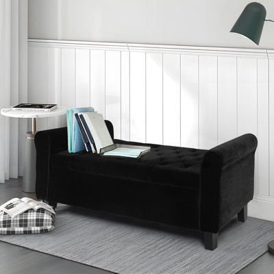 Upholstered Storage Bench End of Bed