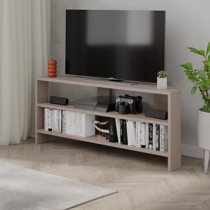 Hinnant TV Stand for TVs up to 50", Light Mocha
