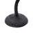 Cole and Grey Metal Black Decorative Candle Holder with Round Base