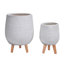 Honeycomb Style Egg Planter with Feet-99158589-57886037