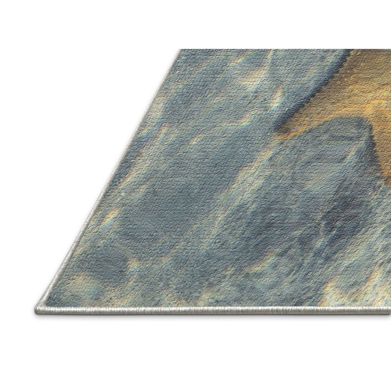 Tapis bleu Star, Rectangle 2 pi x 3 pi