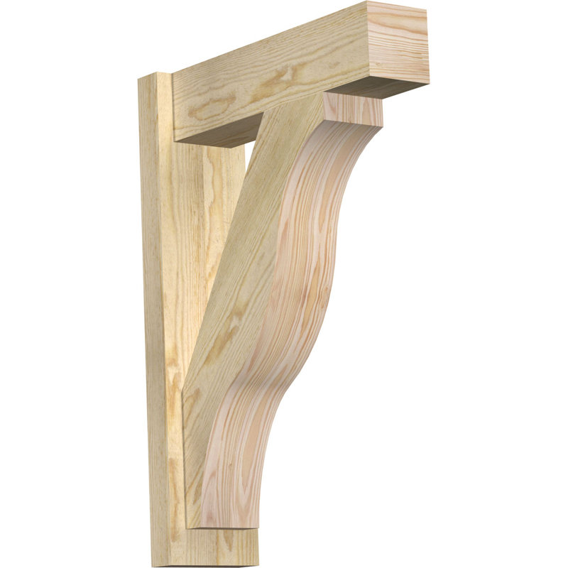 Jeu de blocs Funston, Sapin Douglas de 6 po (sciage brut), P 20 po x H 28 po