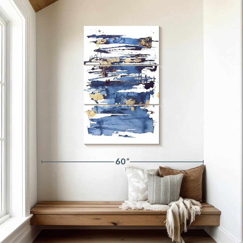Avery Blue Rapture II, 45" H x 28" W