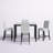 Ajan 4 - Person Four Leg Dining Set