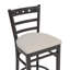 Tabouret de comptoir en bois de hêtre massif Khotan (ensemble de 2)