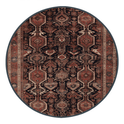 Tapis brun lavable à la machine