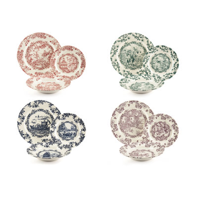 Ceramic Dinnerware Set 12 Piece - Service for 4