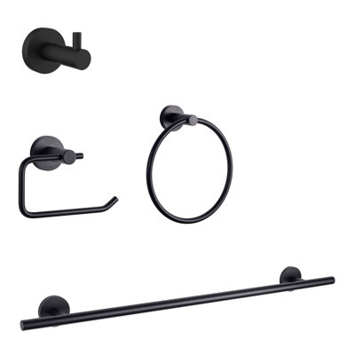 Bagno 4 - Piece Bathroom Hardware Set