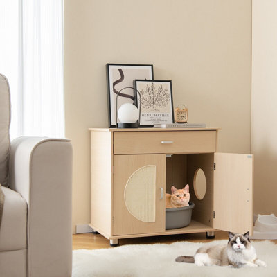 Edenbridge Engineered Wood Litter Box Enclosure