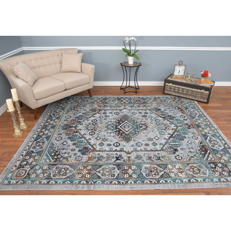 Mosely Oriental Indoor Rug, Rectangle 7'10" x 10'