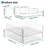 Acrylic Stackable Desktop File Organizer With 5-Compartment Tray And Pencil Holder, Clear