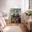«Saint Catherine Portrait Art», art féminin de la Renaissance, reproduction d'art sur toile encadrée-123628041-123628039