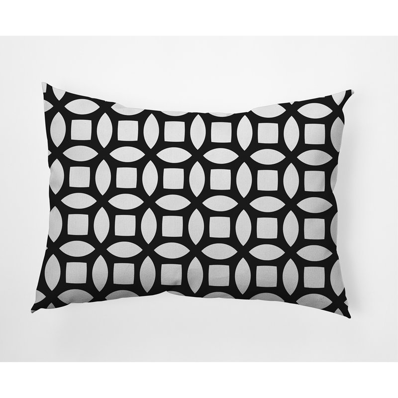 Geometric Throw Pillow, Yes