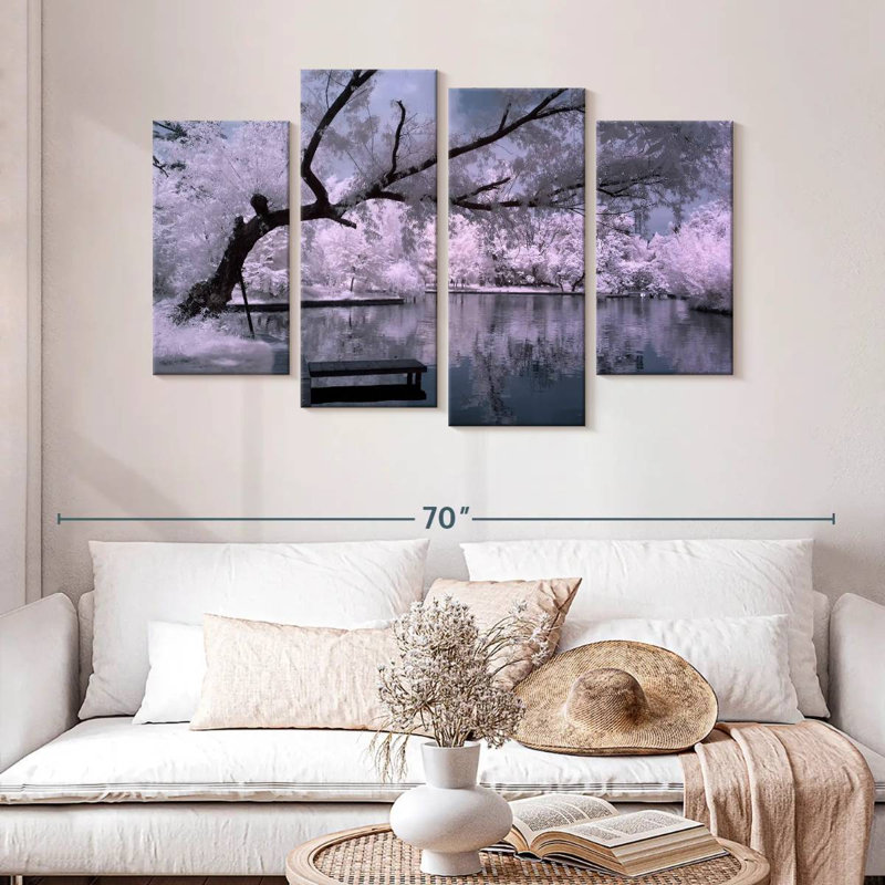 Harnek Sakura Park Lake, 32" H x 52" W