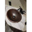 Lavabo de salle de bain ovale 17 po