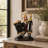Moreira 1 - Bottle Wine Bottle Rack in Black and Brown