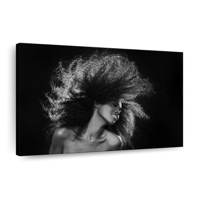 Curly Hair Canvas Print