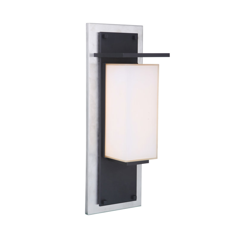 Plafonnier encastré extérieur Aidelis, Acier inoxydable / minuit