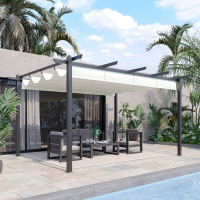 Kishmore 4m x 3m Aluminium Pergola