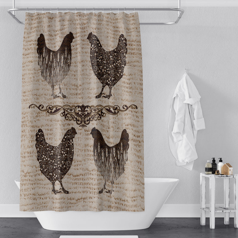 Karas Shower Curtain, 83" H x 70" W