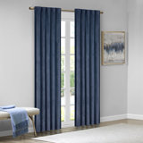 Colt Room Darkening Poly Velvet Rod Pocket/Back Tab Curtain Panel Pair