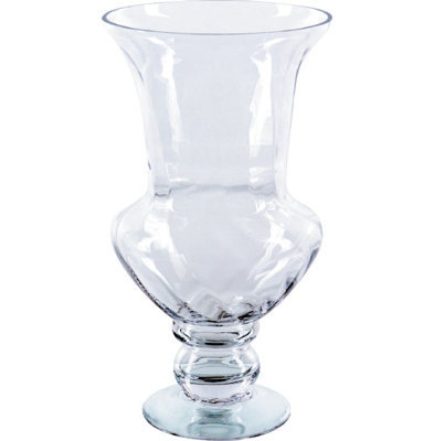Vase de table en verre Clemie
