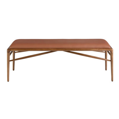 Faux Leather Upholstered Bench