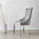 Edward Statement Marble Effect Pedestal Dining Table Set with 4 Velvet Upholstered Dining Chairs