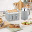 HOMCOM 1.7L 3000W Rapid Boil Kettle and 4 Slice Toaster Set Crumb Tray-1948956303