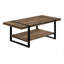 Table basse, accent, cocktail, rectangulaire, salon, L 48 po, stratifié brun