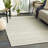 Lansing Geometric Hand-Tufted Wool Gray/Cream Area Rug-1819051623