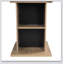 Table de salle à manger extensible 61,81 (46,46) pouces avec rangement intégré, table en bois moderne avec structure en métal robuste et base en panneau de fibres à densité moyenne-1467391433