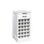 Armoire modulaire en noyer brun pouvant contenir 28 bouteilles de vin - rangement contemporain et pratique dans 28 buffets-121048033