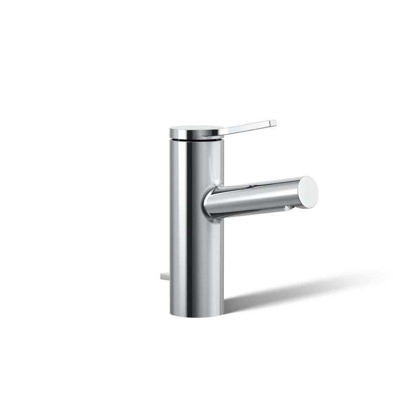 Kohler Elate Single-Handle Bathroom Faucet with Pop-Up Drain Assembly, One Hole Bathroom Sink Faucet, 1.2 gpm