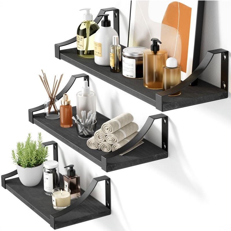 Floating Shelf, Black